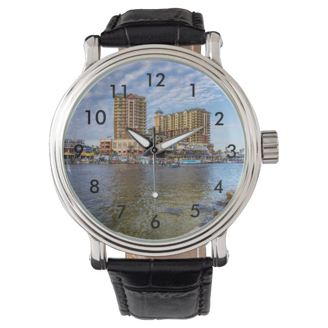 Destin Harbour Boardwalk Wrist Watch Armbanduhr (Vorderseite)