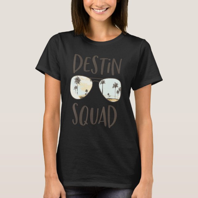 Destin Squad Florida Beach Sunset Matching Family  T-Shirt (Vorderseite)