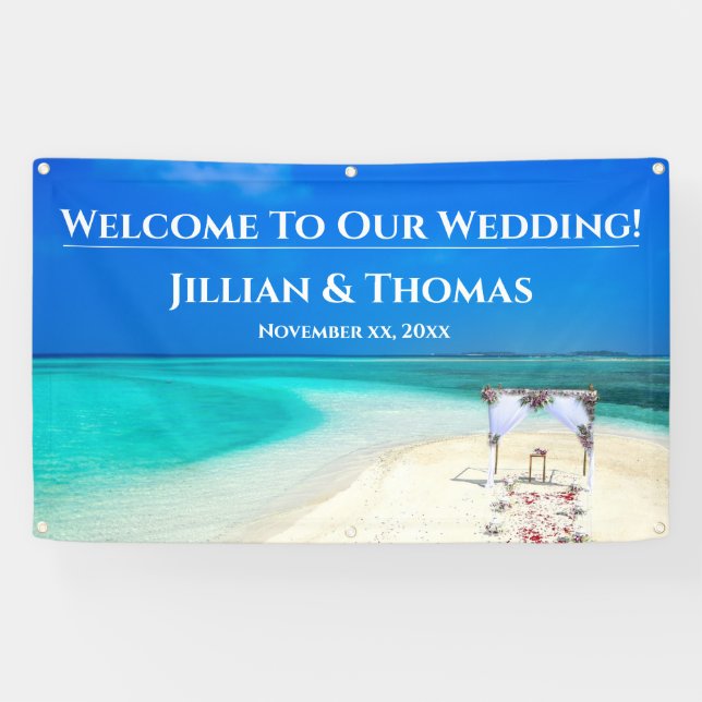 Destination Beach Wedding - Banner (Horizontal)