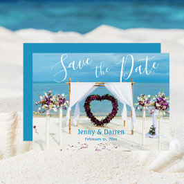 Destination Beach Wedding Save the Date