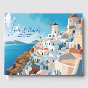 Destination Greece Santorini Wedding Gästebuch