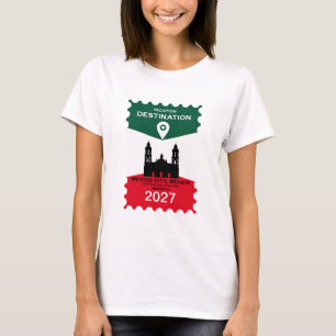 Destination Mexiko Urlaub Geschenk T-Shirt
