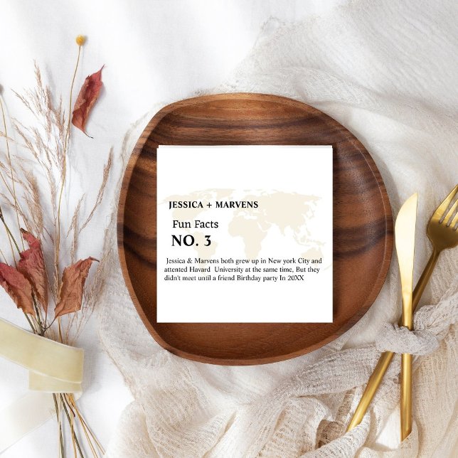 Destination Spaß - Hochzeit, Probe Serviette (Von Creator hochgeladen)