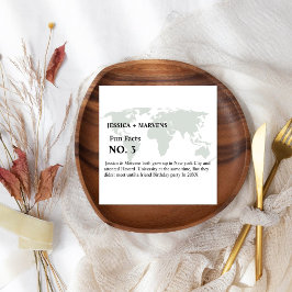 Destination Spaß - Hochzeit, Probe Serviette