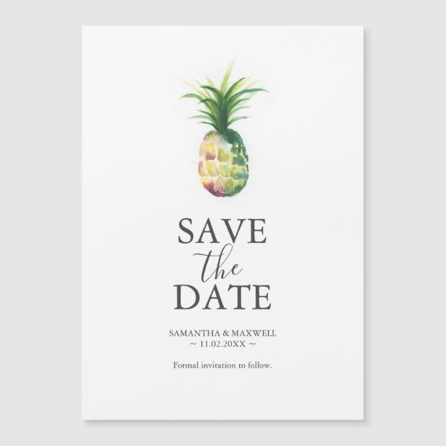 Destination Wedding Save The Date Magnets Magneteinladung (Vorderseite)