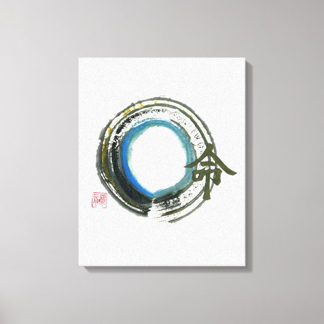 Destiny in Zen, Enso Leinwanddruck (Vorderseite)