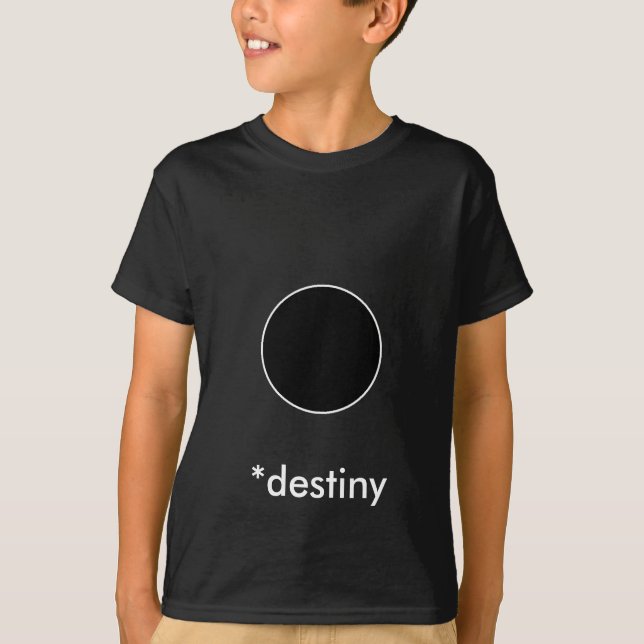 *destiny jGibney Schwarz-weißer cSq Kreis das T-Shirt (Vorderseite)