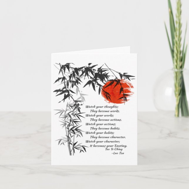 Destiny - Lao Tzu - Tao Te Ching - Philosophie Quo Karte (Vorderseite)