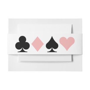 Destiny Las Vegas Wedding Einladung Bellyband Einladungsbanderole