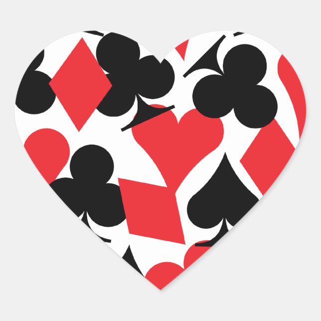 Destiny Las Vegas Wedding Heart Sticker (Vorderseite)