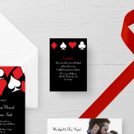 Destiny Las Vegas Wedding Reception Extra Info Begleitkarte