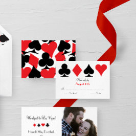 Destiny Las Vegas Wedding RSVP Antwortkarte