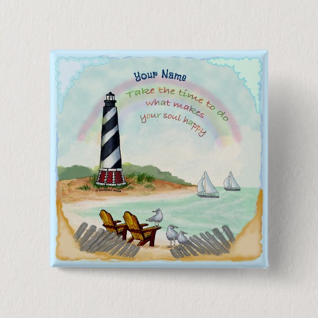 Destiny Lighthouse Button (Vorderseite)