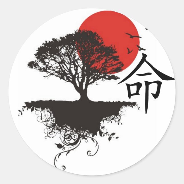 Destiny Runder Aufkleber (Vorderseite)