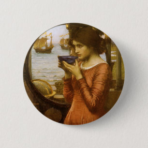 Destiny von John William Waterhouse Button