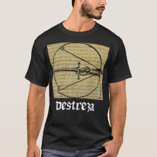 Destreza Carranza Rapier Plate Historisches Europa T-Shirt