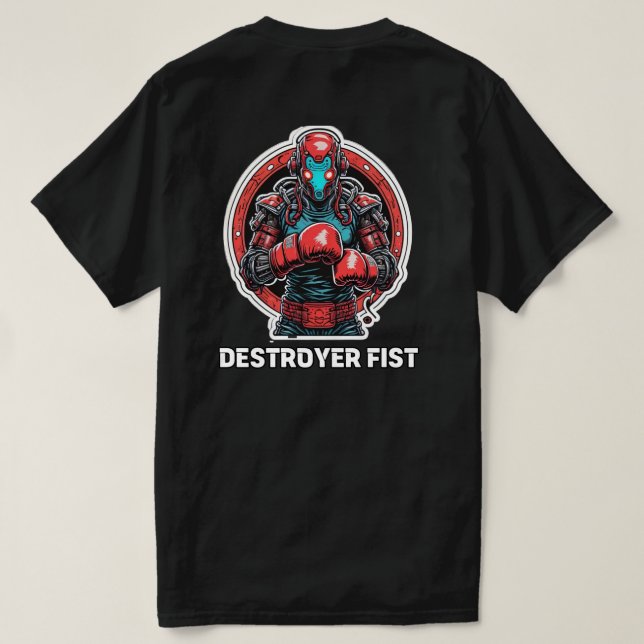 Destroyer fist T-Shirt (Design Rückseite)