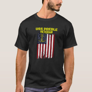 Destroyer USS Preble DLG-15 Veteran's Day Veteran T-Shirt