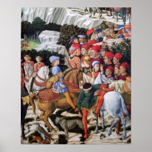Detail aus der Prozession der Magus Melchior Poster