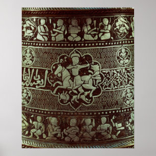 Detail aus einer Lampe, aus Ägypten, 1282 Poster