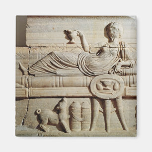 Detail aus Sarkophagen Magnet