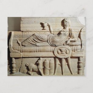 Detail aus Sarkophagen Postkarte