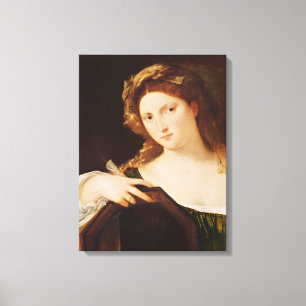 Detail der Allegorie der Eitelkeit Leinwanddruck