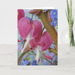 Detail der Blutungsherzen und Brunnera-Jack Karte