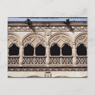 Detail der Bogengewölbe der Loggia, 1488-1496 Postkarte