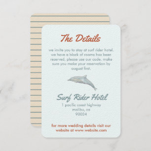 Detail der Hochzeit Begleitkarte