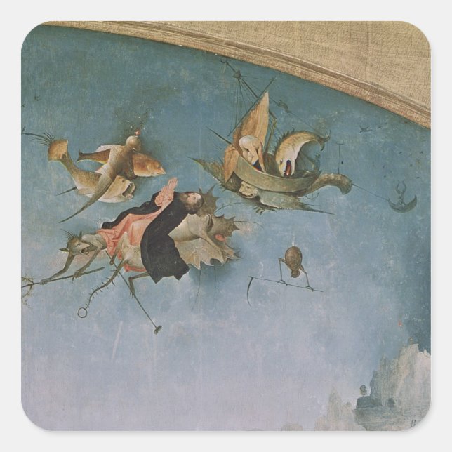 Detail der links Kontrollleiste Quadratischer Aufkleber (Vorderseite)