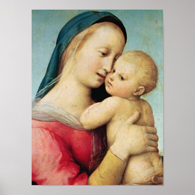 Detail der Madonna Tempi, 1508 Poster (Vorne)