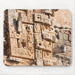 Detail der Magier-Pyramide, Yucatan, Mexiko Mousepad