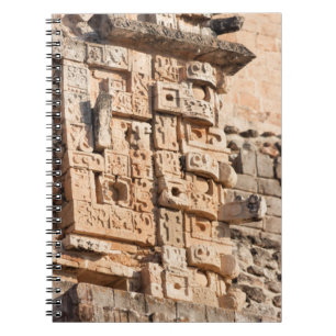 Detail der Magier-Pyramide, Yucatan, Mexiko Notizblock