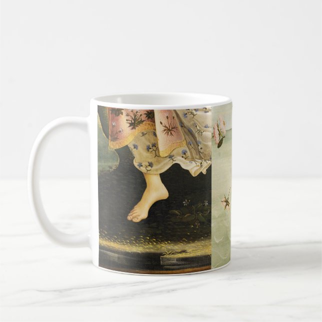 Detail der Malerkollektion "Geburt der Venus" Kaffeetasse (Links)