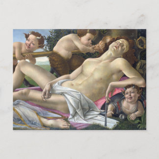 Detail der Mars, der Venus und der Mars von Bottic Postkarte