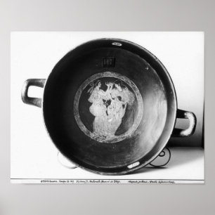 Detail der mattischen roten Figur kylix Poster