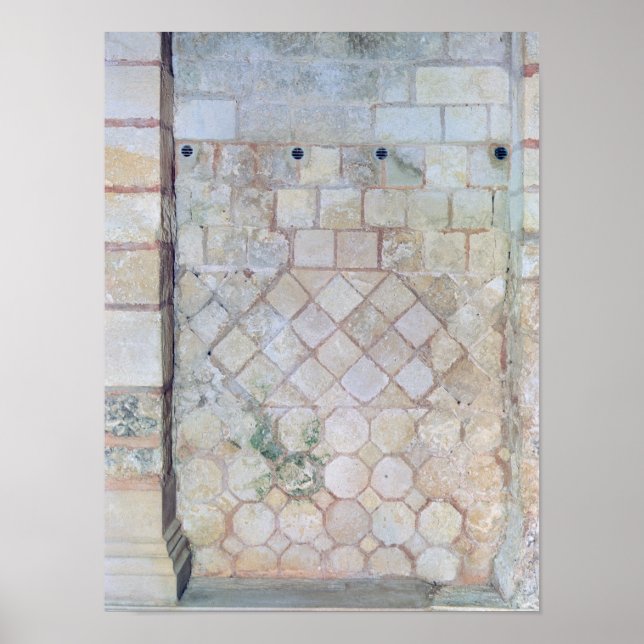 Detail der Mauer des Krypts von St. Paul Poster (Vorne)