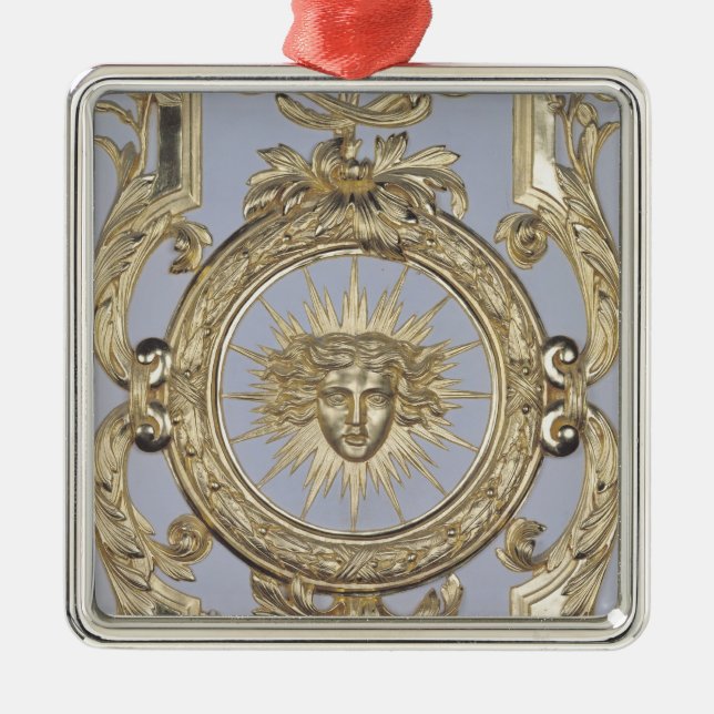 Detail der Panellingsschilderung Silbernes Ornament (Vorne)