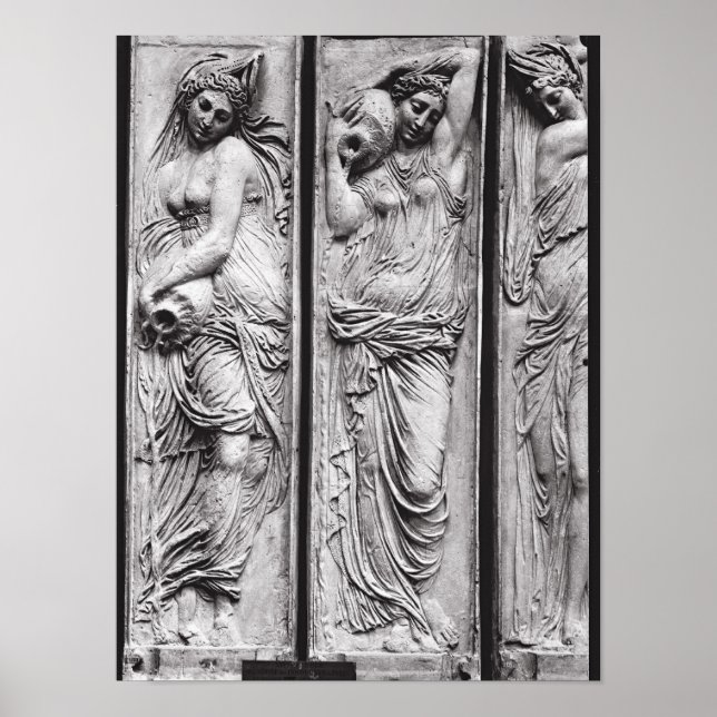 Detail der Reliefs Poster (Vorne)