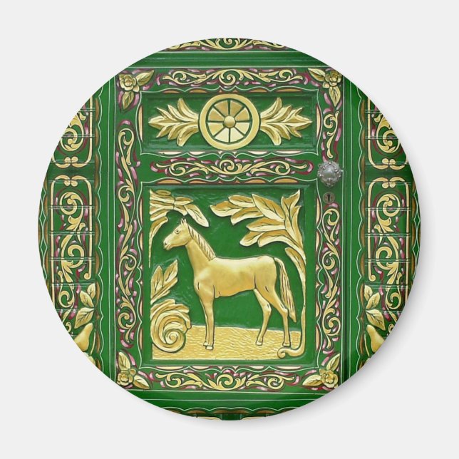 Detail der Sinti und Roma-Tür Magnet (Vorne)