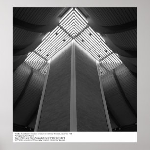 Detail der Student Gewerkschaft Fireplace, UCR, 19 Poster