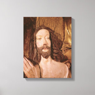Detail der Taufe von Christus Leinwanddruck