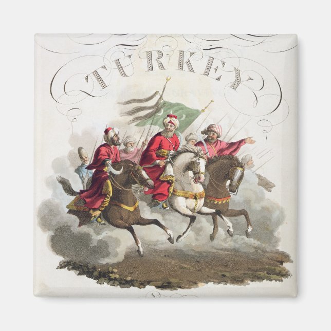 Detail der Titelseite, aus "Kostüme der Variou Magnet (Vorne)