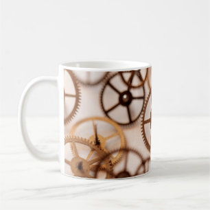 Detail der Uhrenteile, Tasche, Uhr, Genauigkeit, Kaffeetasse
