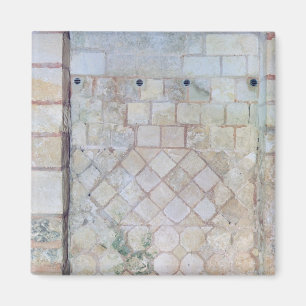 Detail der Wand der Krypta von St Paul Magnet