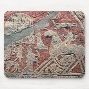 Detail der Zahlen, die eine Saga veranschaulichen Mousepad