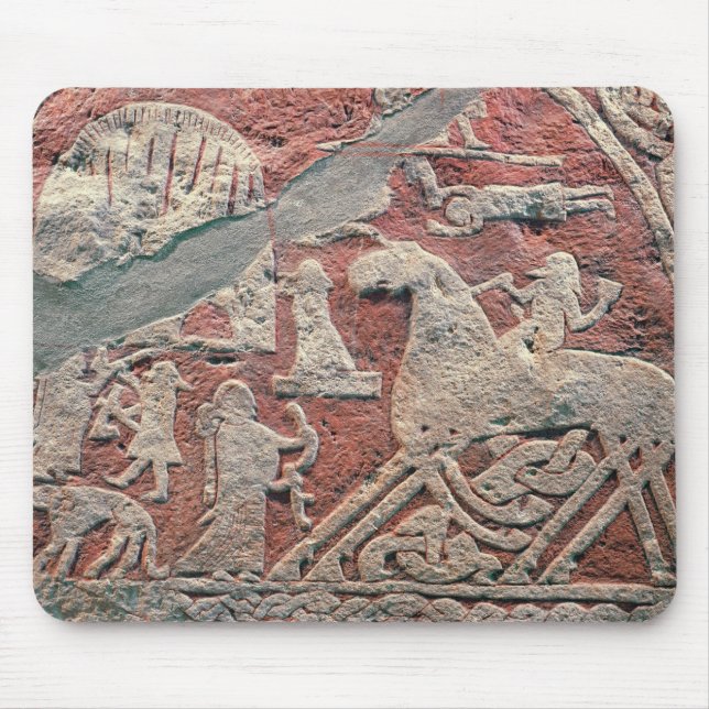 Detail der Zahlen, die eine Saga veranschaulichen Mousepad (Vorne)