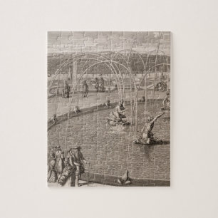 Detail des Brunnens von Diana und von Apollo bei Puzzle