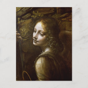 Detail des Engels, aus der Jungfrau des Postkarte